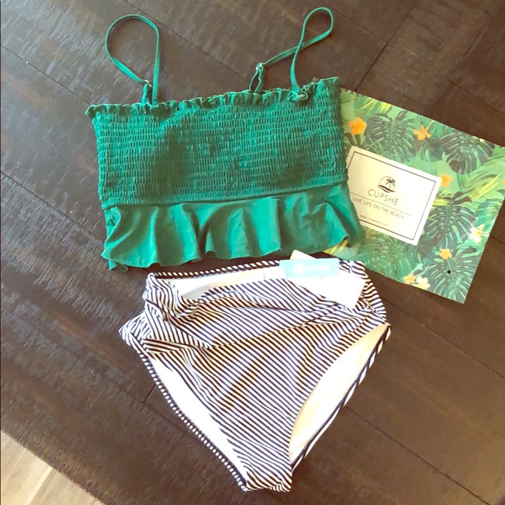 Cupshe high waisted bikini NWT size small